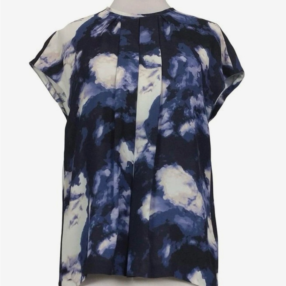 Kate Spade Dusk Clouds Crepe Top